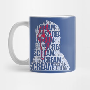 scream VI  (Scream 6)  scary horror movie graphic design by ironpalette Mug